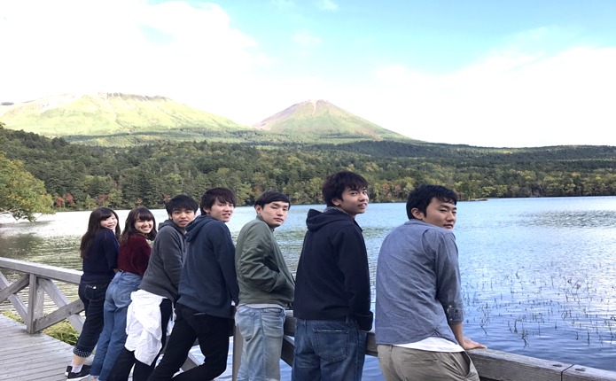 阿寒国立公園オンネトーにて!